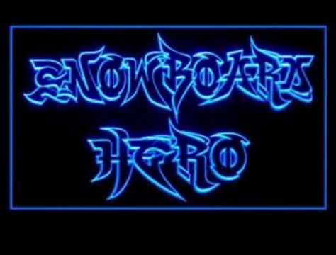 Snowboard Hero LED Neon Sign